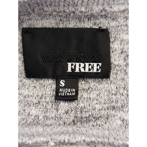 Aritzia Wilfred Free Grey Shields Knit Midi Pencil Slit Pull-On Skirt Women's S - Picture 12 of 12